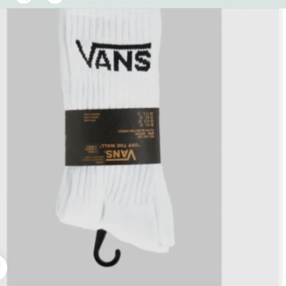 VANS 9 Pairs (3 Packs of 3) Classic Off the Wall Cotton Crew Socks 9.5-13